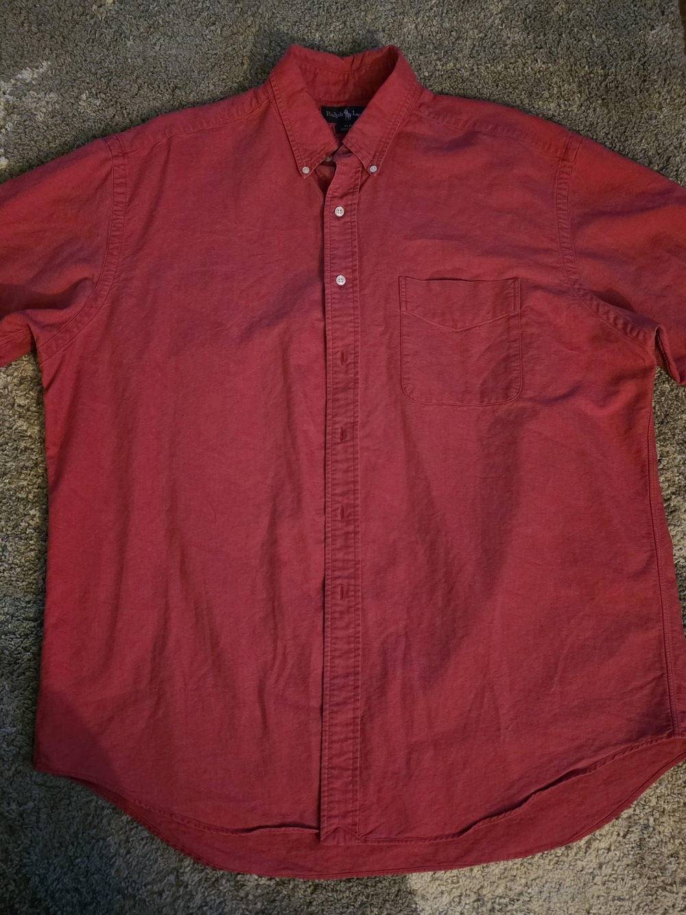 Polo by Ralph Lauren Button-Down Shirt in Red